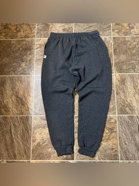 Russell Athletic Fleece Jogger Sweatpant in Heather Gray Men's Size L